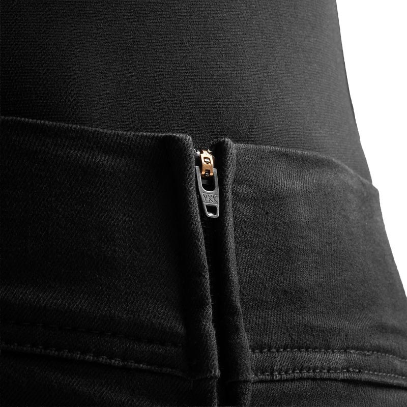 Leggings de moto courts pour femme Rebelhorn Chica noirs