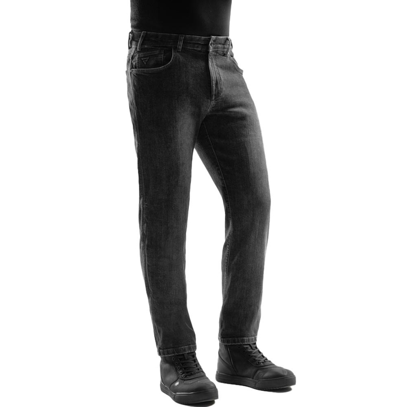 Jean de moto Rebelhorn Classic Monolayer noir délavé