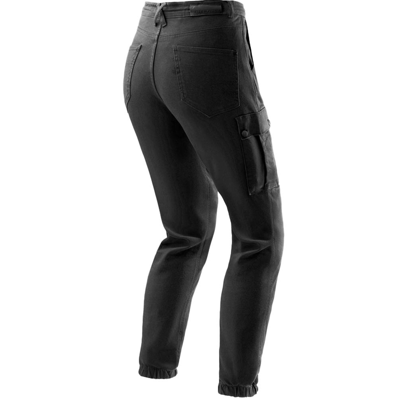 Jean moto femme Rebelhorn Faster noir