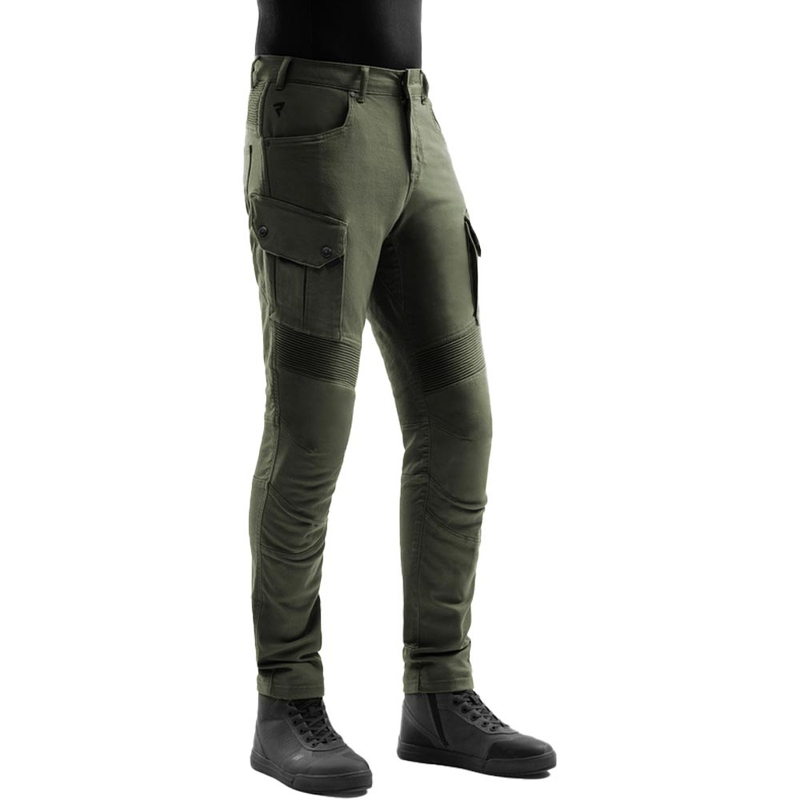 Jean de moto vert Rebelhorn Faster