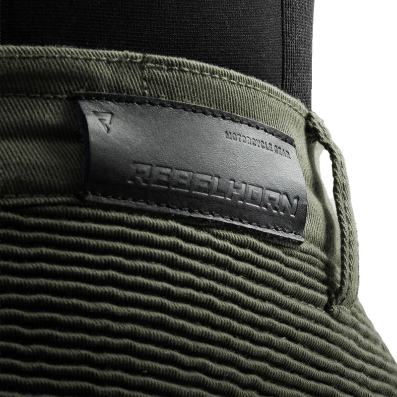 Jean de moto vert Rebelhorn Faster