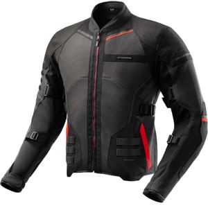 Blouson de moto Rebelhorn Scandal 3 gris foncé-noir-rouge
