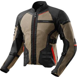 Veste de moto Rebelhorn Scandal 3 sable noir rouge