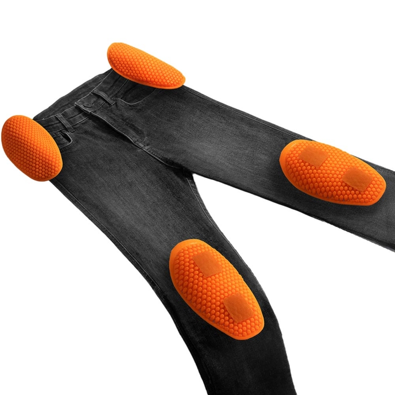 Jean moto long pour femme Rebelhorn Classic Monolayer noir délavé