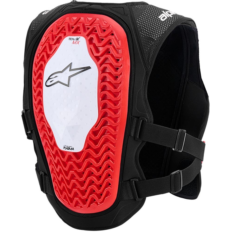 Gilet airbag Alpinestars TECH-AIR®MX PLASMA blanc-noir-rouge