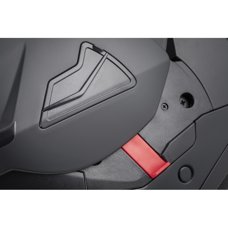 Casque de moto modulable Cassida MultiFlip Solid Blackout noir mat