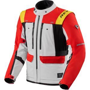 Veste de moto Revit Offtrack 3 H2O rouge et blanche
