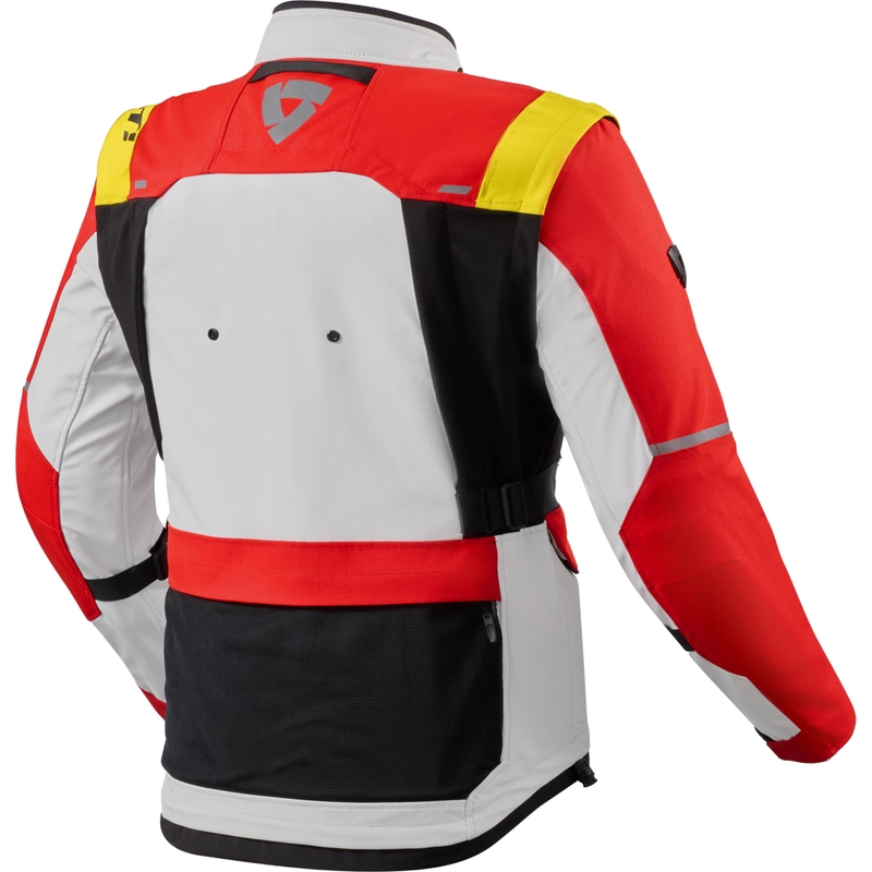 Veste de moto Revit Offtrack 3 H2O rouge et blanche