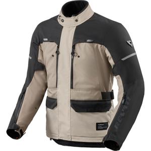 Blouson de moto Revit Outback 5 H2O, couleur sable et noir