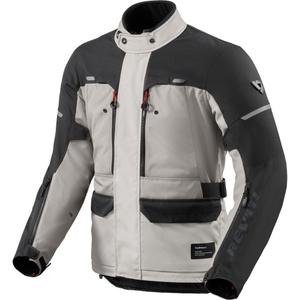 Blouson de moto Revit Outback 5 H2O argent-noir