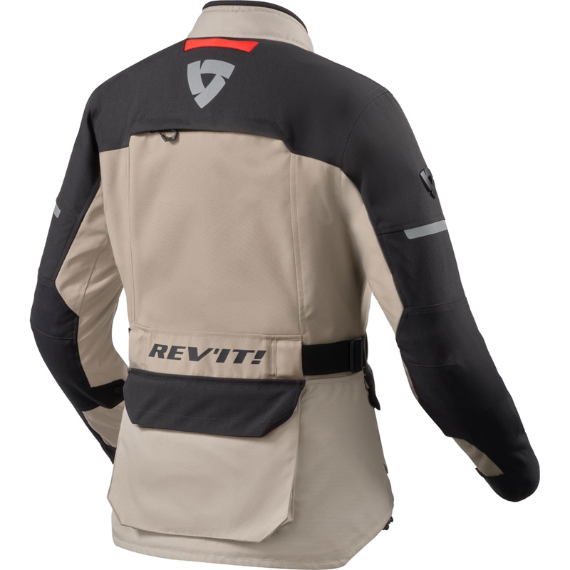 Veste de moto pour femme Revit Outback 5 H2O, couleur sable et noir