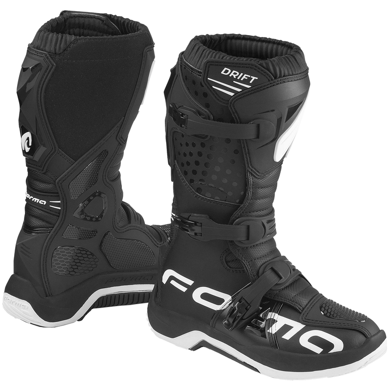 Bottes de moto pour enfants Forma Drift noires