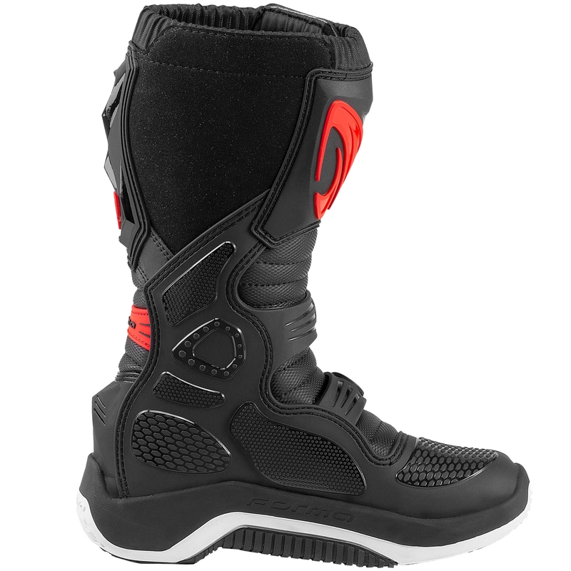 Bottes de moto pour enfants Forma Drift noir-rouge-blanc