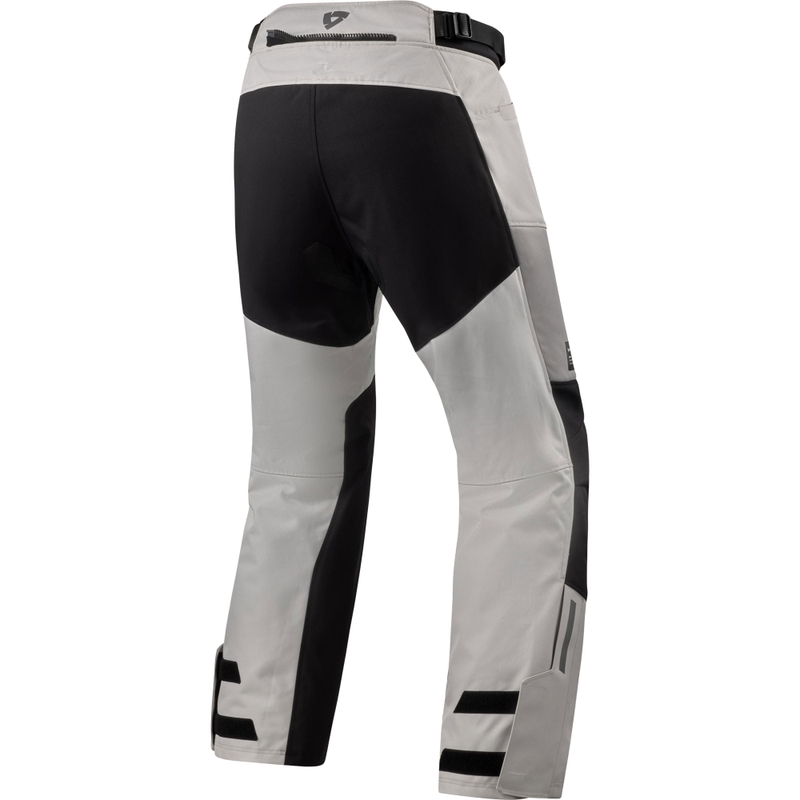 Pantalon de moto court Revit Outback 5 H2O argent-noir