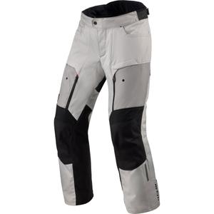 Pantalon de moto court Revit Outback 5 H2O argent-noir