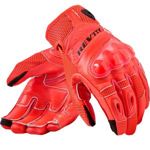 Gants de moto Revit Ritmo fluo rouge-noir