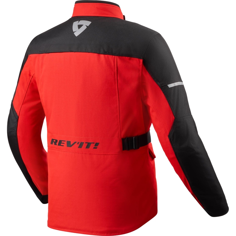 Veste de moto Revit Convergent H2O rouge-noir