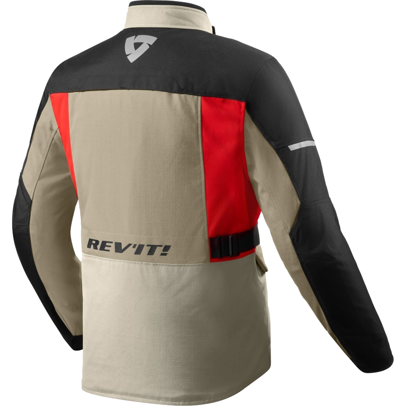 Veste de moto Revit Convergent H2O rouge sable