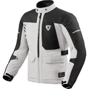 Veste de moto Revit Convergent H2O argent-noir