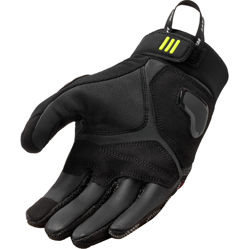 Gants de moto Revit Hyperspeed 3 Noir-Jaune fluo