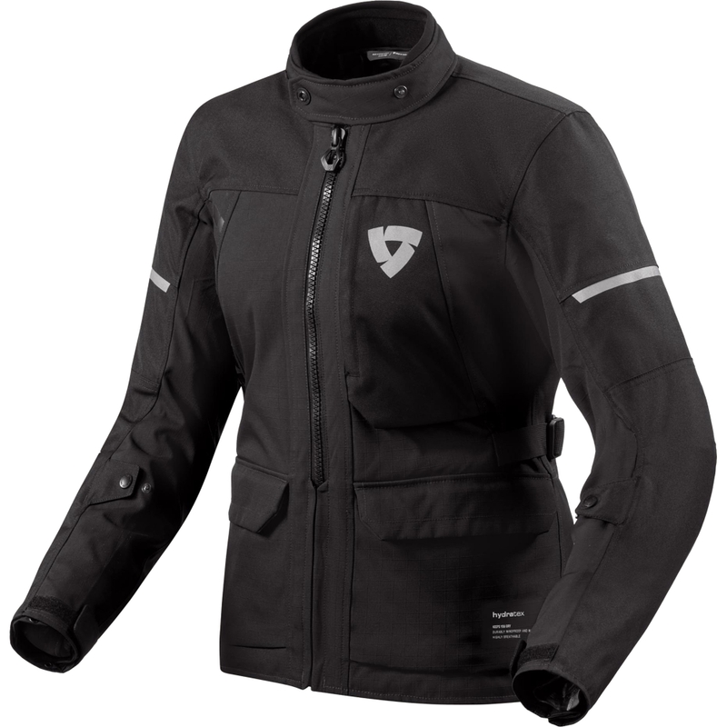 Veste de moto Revit Convergent H2O pour femme, noire