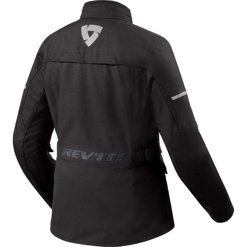 Veste de moto Revit Convergent H2O pour femme, noire