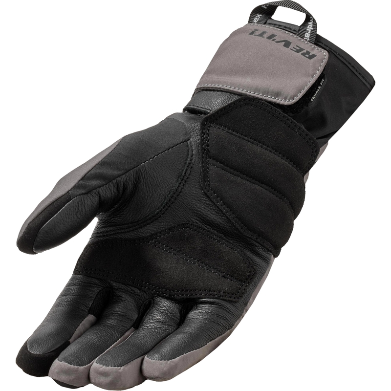 Gants de moto pour femmes Revit Convergent H2O gris-noir
