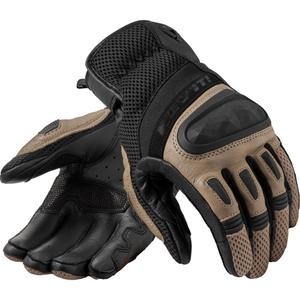 Gants de moto Revit Dirt 4 sable noir