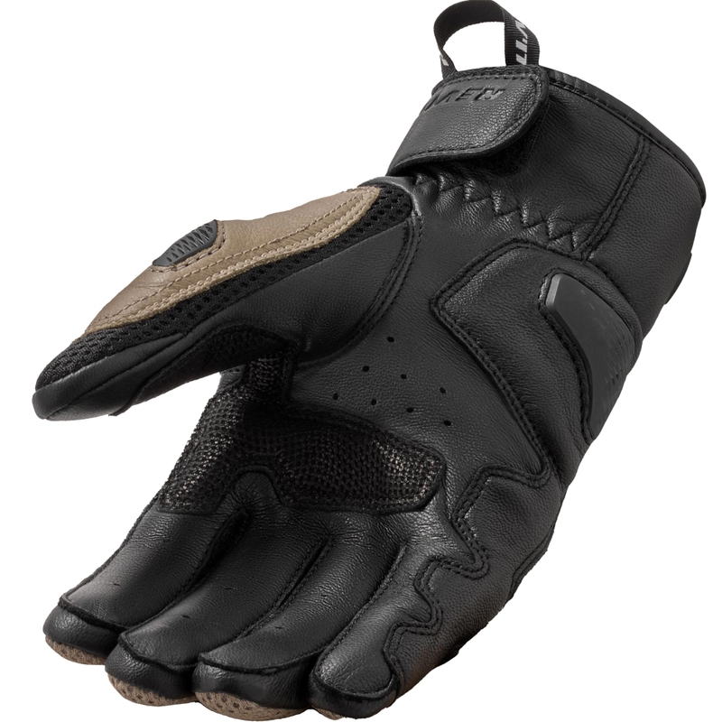 Gants de moto Revit Dirt 4 sable noir