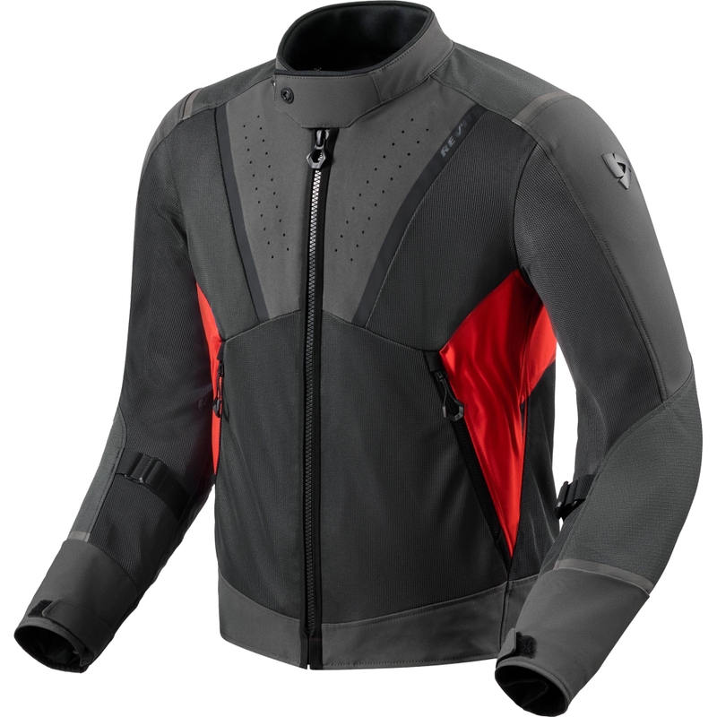 Blouson de moto Revit Airwave 4 noir et rouge