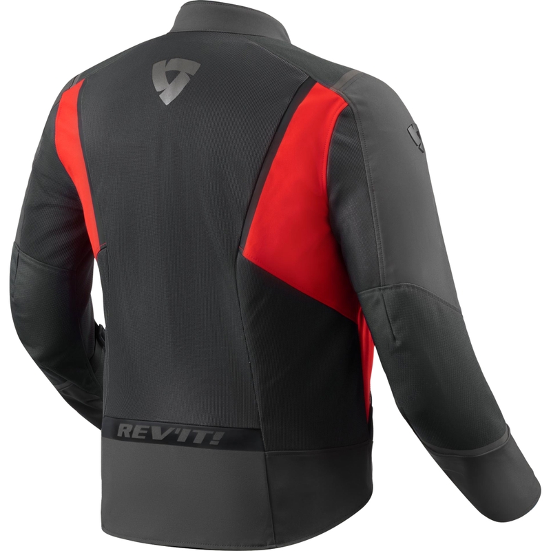 Blouson de moto Revit Airwave 4 noir et rouge