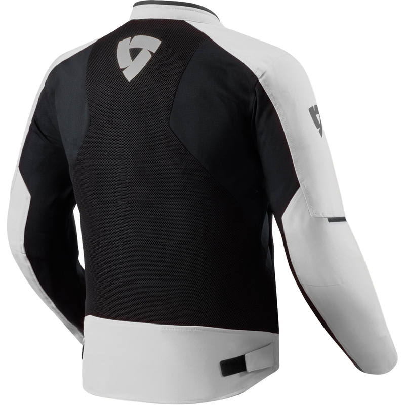 Blouson de moto Revit GT-R 4 Air noir et blanc