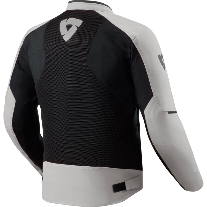 Blouson de moto Revit GT-R 4 Air argent-noir