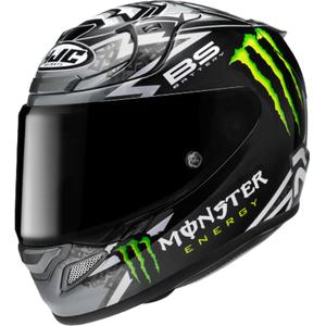 Casque intégral de moto HJC RPHA 12 Quartararo Replica BL MC5 Noir