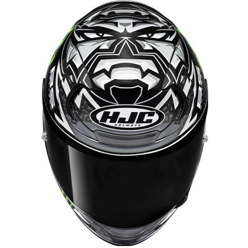 Casque intégral de moto HJC RPHA 12 Quartararo Replica BL MC5 Noir