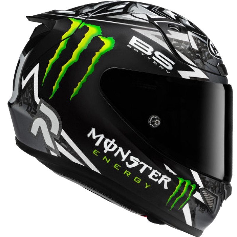 Casque intégral de moto HJC RPHA 12 Quartararo Replica BL MC5 Noir