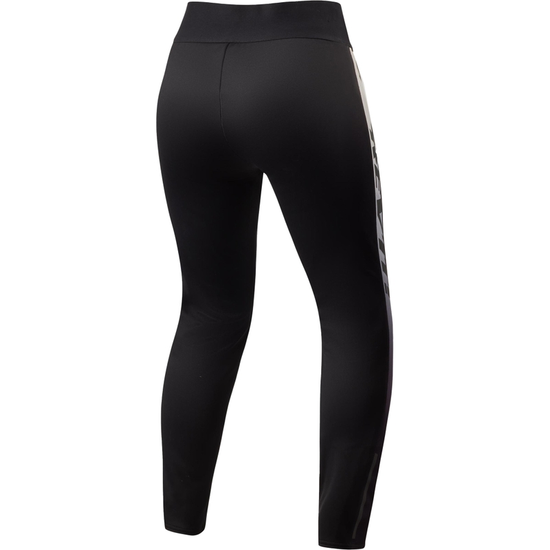 Leggings de moto courts pour femmes Revit Talia, noir et blanc