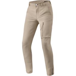 Pantalon de moto Revit Chino Terry Skinny Extra Court, couleur sable