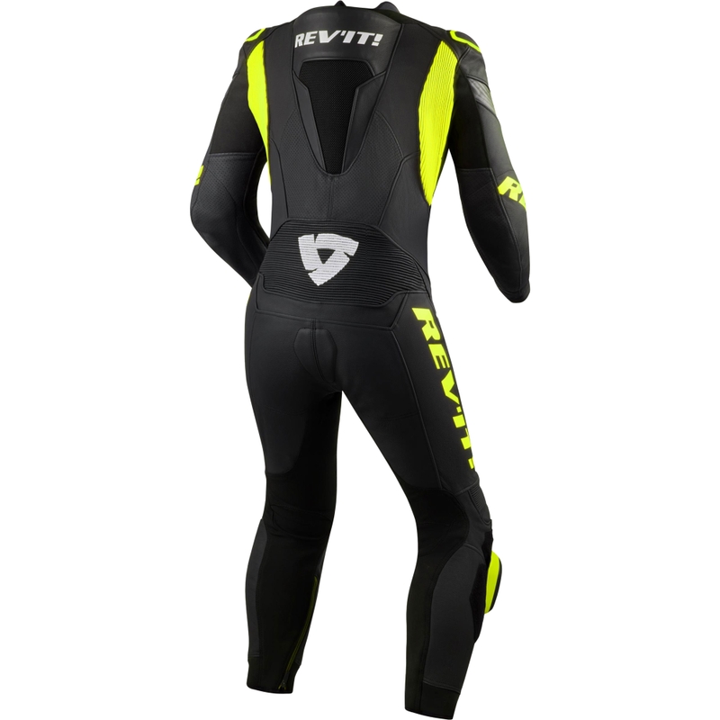 Combinaison de moto Revit Argon 3 noir-jaune fluo