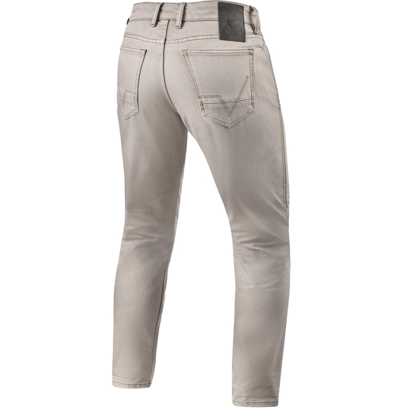 Jean de moto Revit Jamison Slim Extra Cropped couleur sable