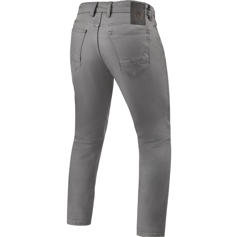 Jean de moto Revit Jamison Slim Extra Cropped Gris