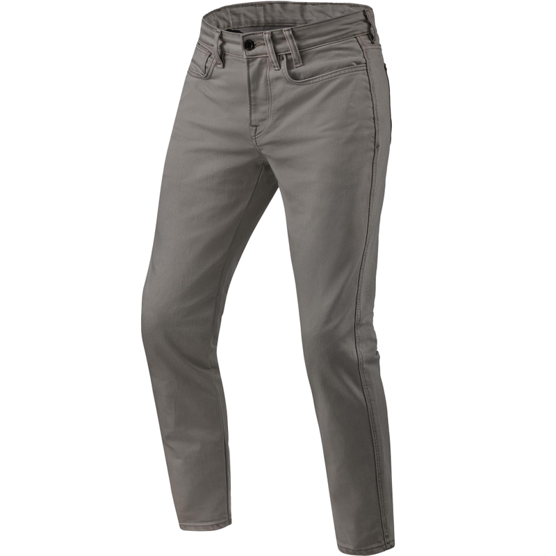 Jean moto Revit Jamison Slim Extra Cropped, olive foncé