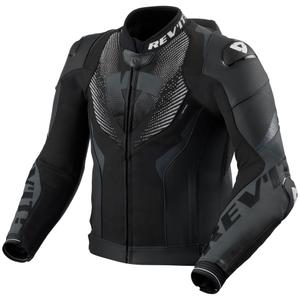 Blouson de moto en cuir Revit Hyperspeed 3 PRO noir anthracite