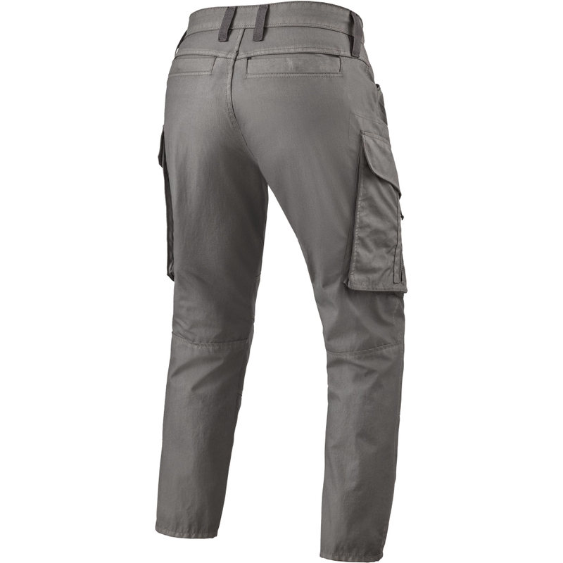 Pantalon de moto Revit Cargo Tristan fuselé extra court gris