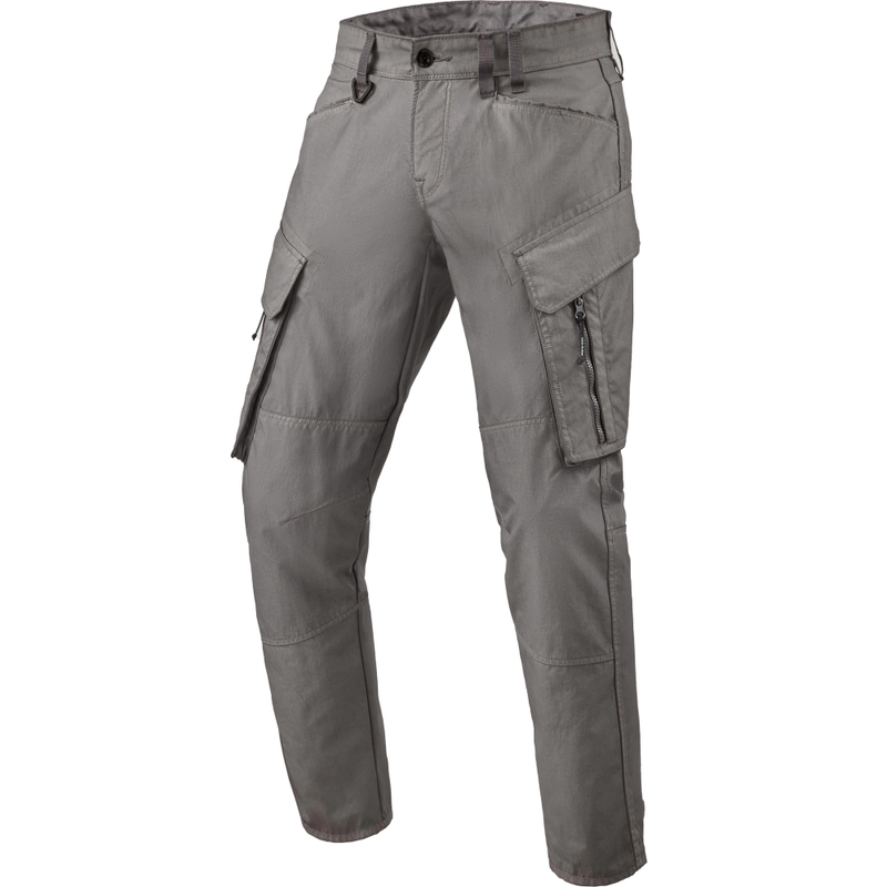 Pantalon de moto fuselé Revit Cargo Tristan gris