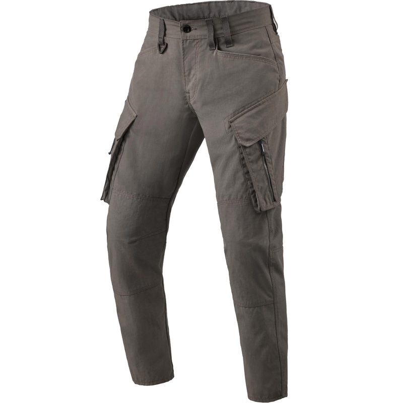 Pantalon de moto Revit Cargo Tristan fuselé classique, vert olive foncé