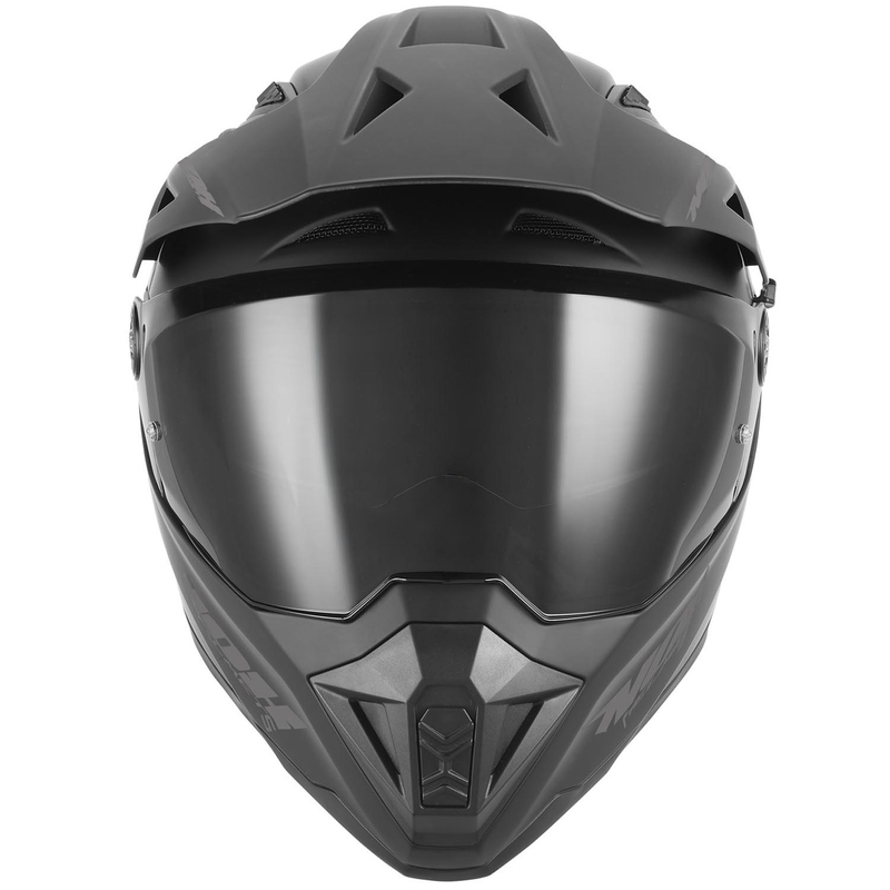 Casque de moto enduro NOX N350 noir mat
