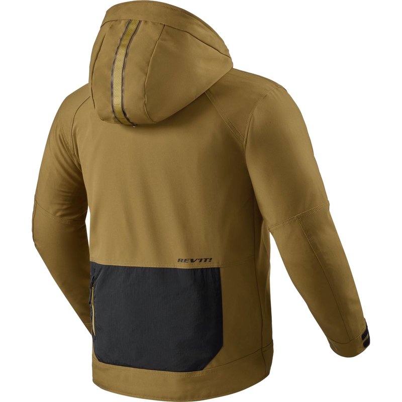 Veste de moto Revit Entropy H2O marron-noir
