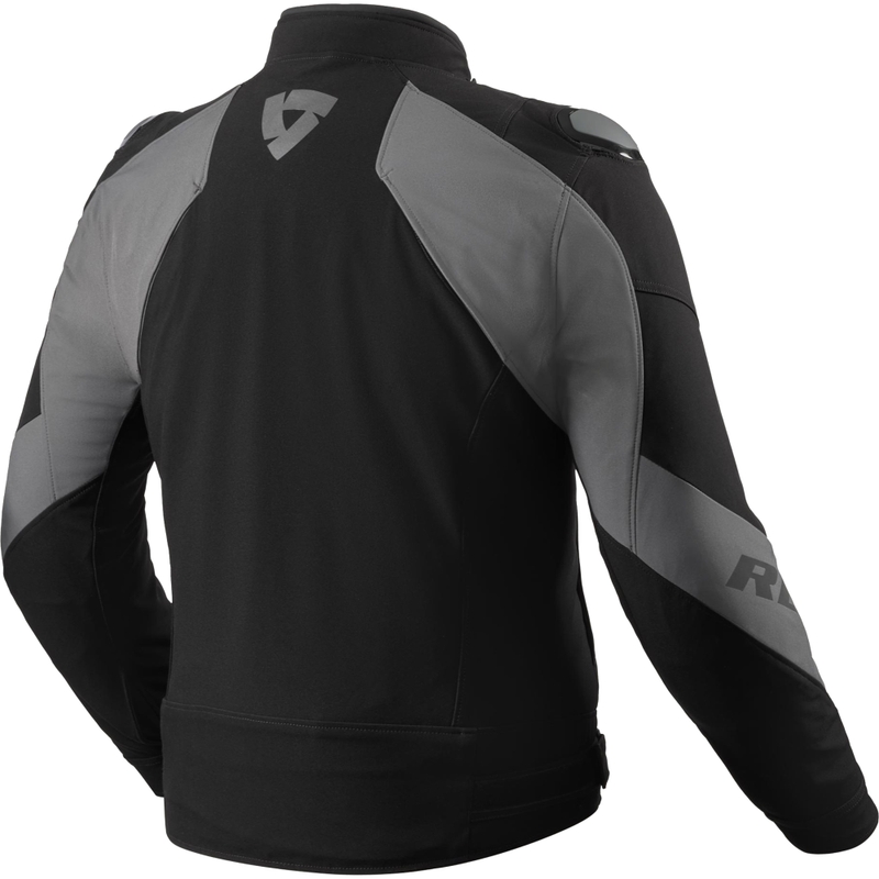 Veste de moto Revit Hyperspeed 3 H2O noir-gris