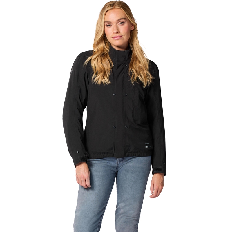 Veste de moto Revit Highcrest pour femme, noire